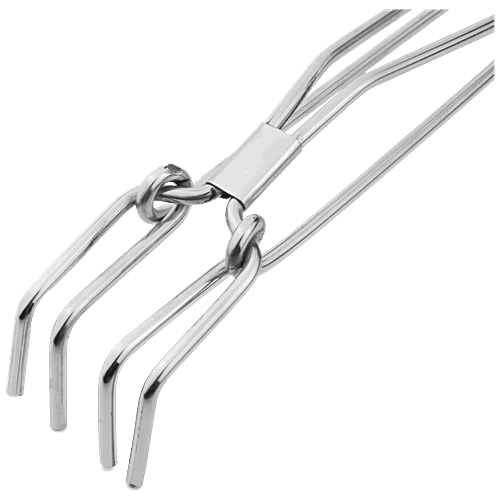 Omega Stainless Steel Tongs -  Large, For Lifting, Turning, Carrying Hot Pans & Pots, 1 pc  