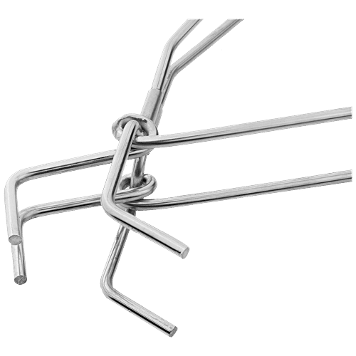 Omega Stainless Steel Tongs -  Large, For Lifting, Turning, Carrying Hot Pans & Pots, 1 pc  