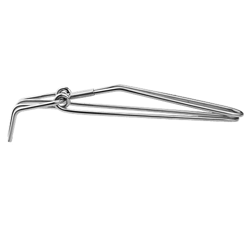 Omega Stainless Steel Tongs -  Large, For Lifting, Turning, Carrying Hot Pans & Pots, 1 pc  