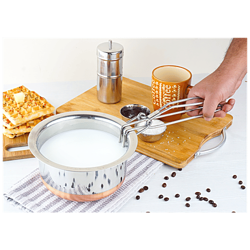 Omega Stainless Steel Tongs -  Large, For Lifting, Turning, Carrying Hot Pans & Pots, 1 pc  