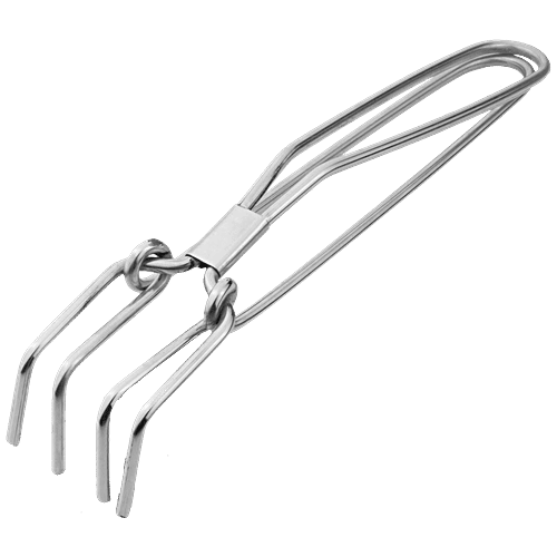 Omega Stainless Steel Tongs -  Large, For Lifting, Turning, Carrying Hot Pans & Pots, 1 pc  