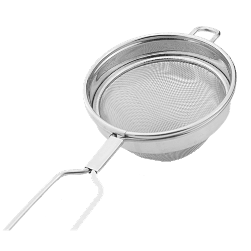 Omega Stainless Steel Strainer - 2, Durable, Food Safe, For Tea/Coffee, Dry Ingredients, 1 pc 8903196003218 