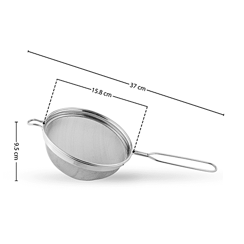 Buy Omega Stainless Steel Strainer 8, Durable, Food Safe, For Juice