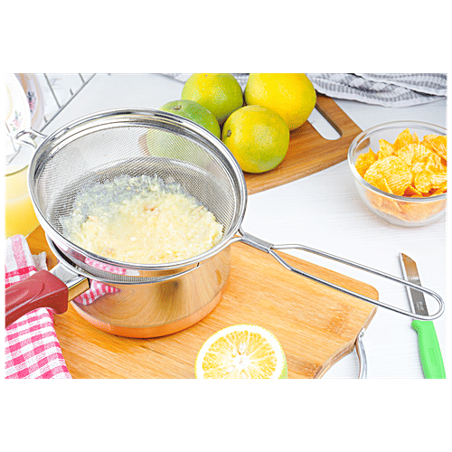 Buy Omega Stainless Steel Strainer 8, Durable, Food Safe, For Juice