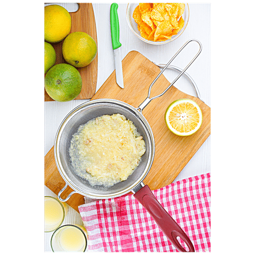 Buy Omega Stainless Steel Strainer 10, Durable, Food Safe, For Juice