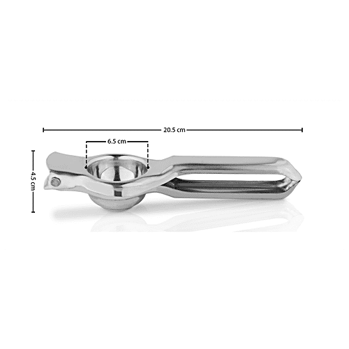 Omega Lemon Squeezer - Stainless Steel Body, Durable , Ergonomic Grip, 1 pc  