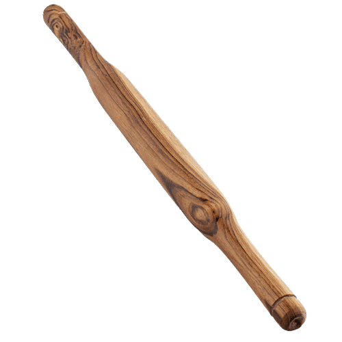 Omega Wooden Belan/ Rolling Pin Marathi - Natural Wax Polished, Sleek , Durable, Long-Lasting, 1 pc  