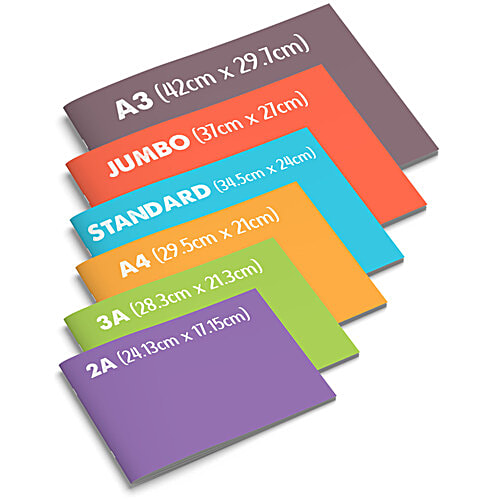 Target Publications Jumbo Size Catridge Drawing Book - 34 Pages, Soft Bound, Unruled, 100 GSM, 1 pc  