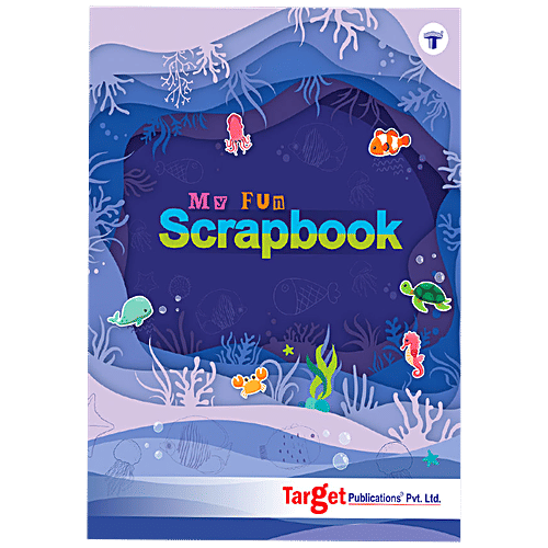 Buy Target Publications Scrap Book Unruled, Multicolour Pages, 290 mm