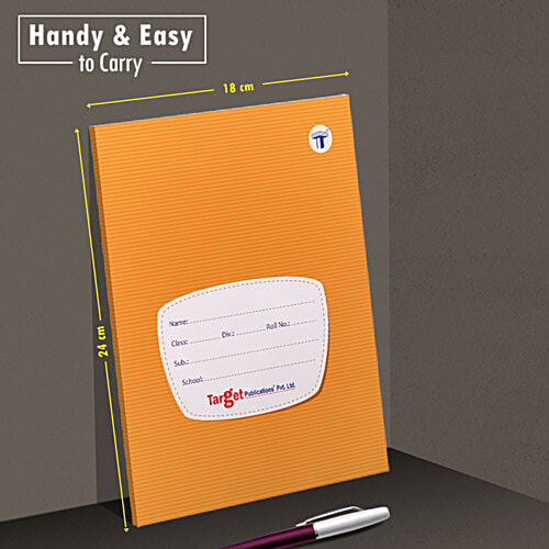 Target Publications Four Line Notebook - 172 Pages, Soft Bound, 57 GSM, 1 pc Ideal for Handwriting Practice
Eco-friendly Paper