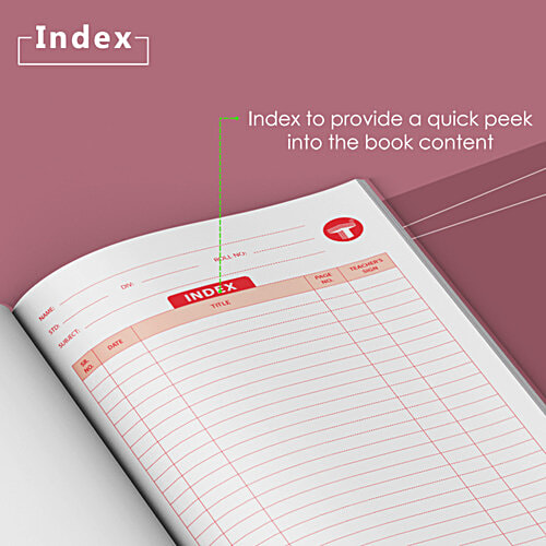 Target Publications Four Line Notebook - 172 Pages, Soft Bound, 57 GSM, 1 pc Ideal for Handwriting Practice
Eco-friendly Paper