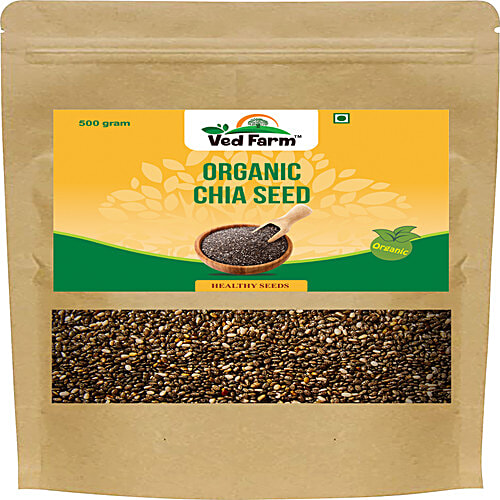 Buy Ved Farm Organic Chia Seeds Rich In Vitamins & Minerals, Prevents