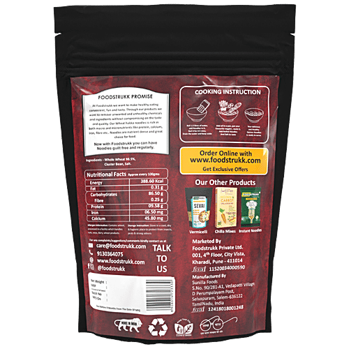 Buy Foodstrukk Wheat Hakka Noodles Healthy Option, Low Glycemic Index