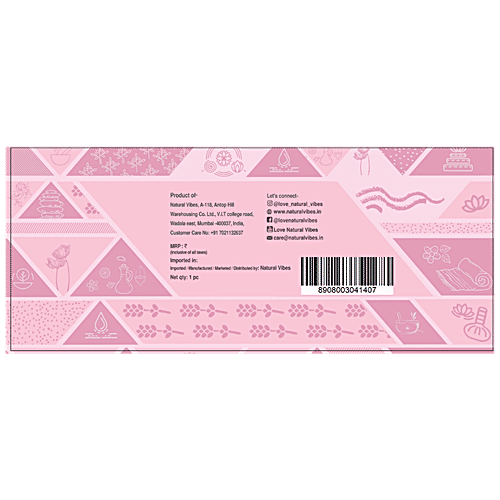 Natural Vibes Rose Quartz Roller & Massager - Face, Neck & Body, Improves Blood Circulation, Rejuvenates Skin,, 1 pc (Free Gold Beauty Elixir Oil 3 ml)