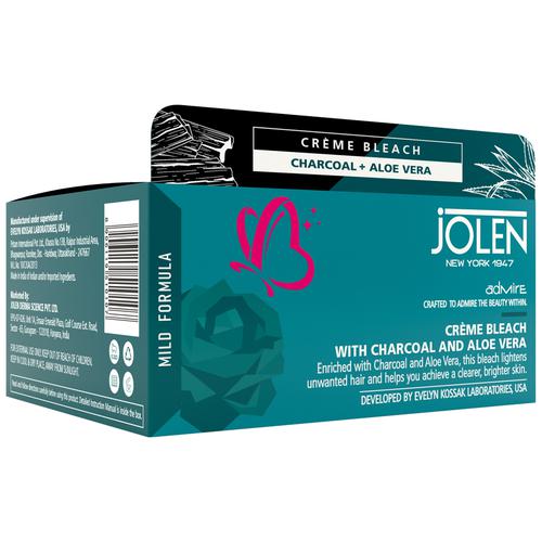 Buy Jolen New York Crème Bleach With Charcoal & Aloe Vera - For Even Toned  Skin Online at Best Price of Rs 399 - bigbasket