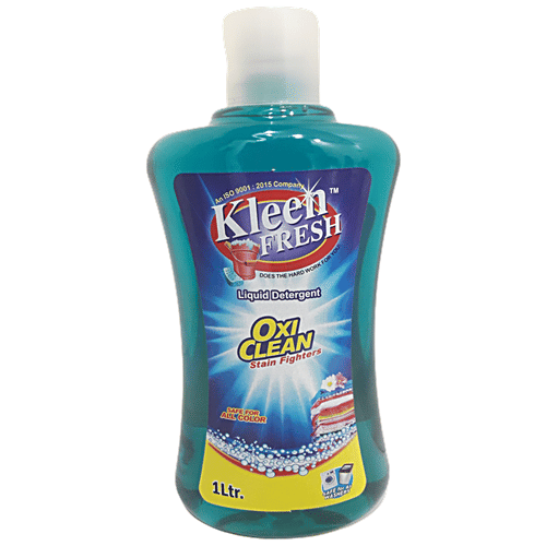 Buy Kleen Fresh Oxi Clean Liquid Detergent Removes Tough Stains, Safe