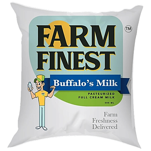 Buy Farm Finest Buffalo Milk Pasteurised, Full Cream, For Everyday