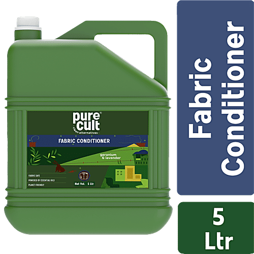 PureCult Fabric Conditioner With Geranium & Lavender - Eco-Friendly, Refreshing Fragrance, 5 L  