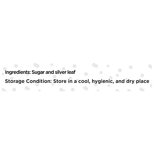 The Select Aisle Silver Dragees - Premium, Rich, For Cake Decorations, Baked Desserts, 150 g Jar