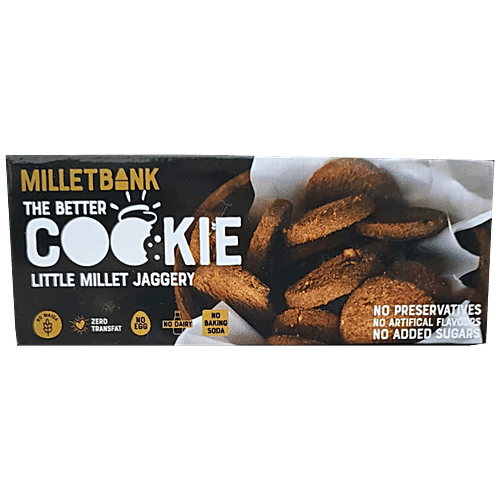 Buy Millet Bank Little Millet Jaggery Cookies Rich In Calcium & Iron