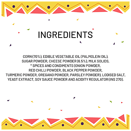 Haldiram's Mexilla Classic Tortilla Chips - Nacho Cheese, 80 g  