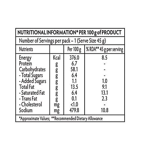 Bauli Savoriz Puffed Roll - With Cheese Tandoori, Vegetarian, Soft & Creamy, 45 g Pouch 