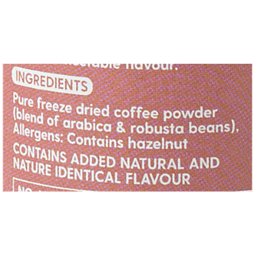 Country Bean Earthy Hazelnut Bold Instant Coffee - Arabica & Robusta Blend, Strong & Smooth, 50 g Bottle