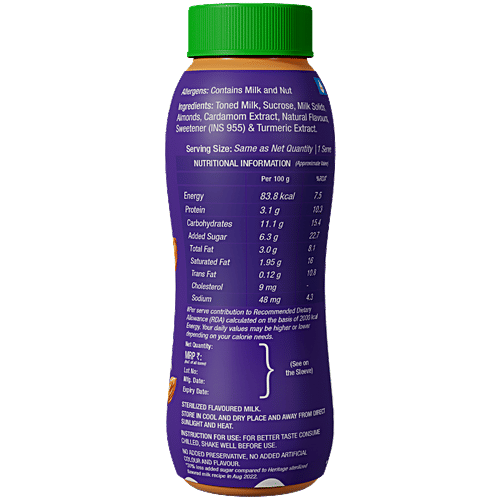 Buy Heritage Premium Badam Milk With Real Nuts, Rich In Nutrients