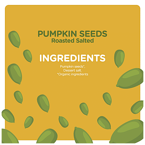 SOUL TATVA Pumpkin Seeds Roasted Salted - Plant Based, Super Food, Nutrient Dense, 200 g  