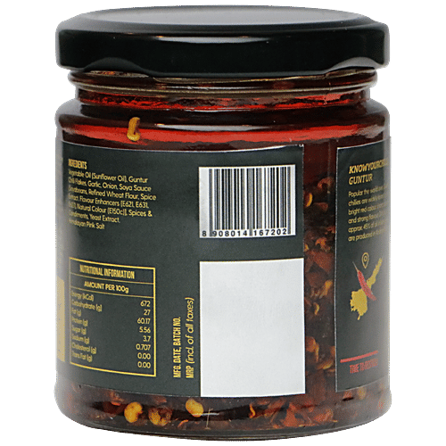 Buy NAAGIN Indian Spice Essentials Crispy Chilli Oil, Mild, Premium, Vegan, No Added Sugar