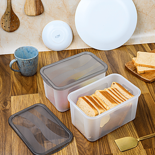 Buy Floraware Plastic Multi Storage Airtight Bread Box/Storage