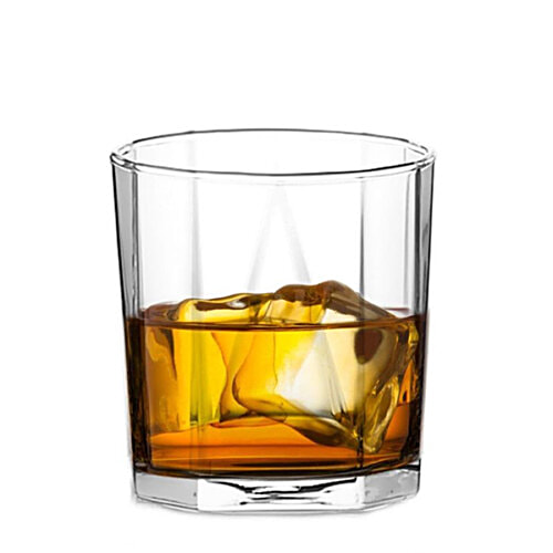 Ocean Pyramid Whisky Glass - High Quality, 330 ml (Set of 6) 