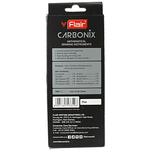 Flair Carbonix Mathematical Geometry Box - Easy To Use Kit, 1 pc