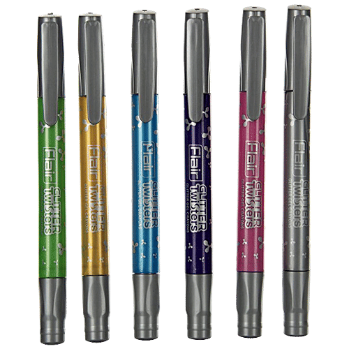Buy Flair Glitter Twisters butter Gel Crayons Online at Best Price of