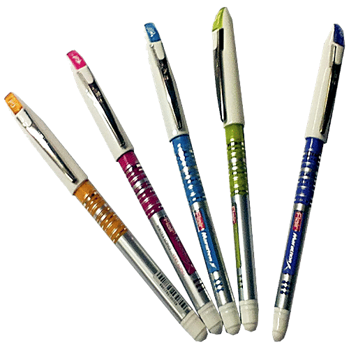 Flair Marathon Ball Pen With Jumbo Refill - Easy Grip, 5 pcs