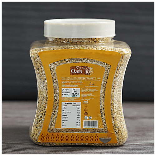 Organic Nation Steel Cut Oats - Natural, Promotes Weight Loss, Gluten-free, Healthy Breakfast, 1 kg  