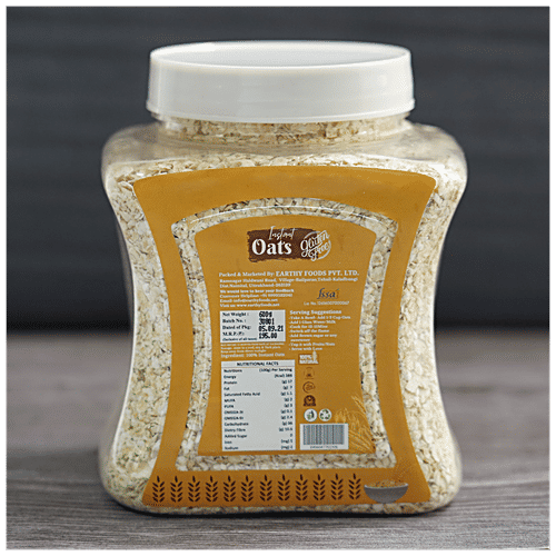 Organic Nation Instant Oats - Natural, Gluten-free, Healthy Breakfast, 600 g  