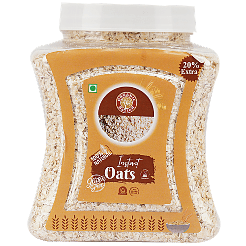 Organic Nation Instant Oats - Natural, Gluten-free, Healthy Breakfast, 600 g  