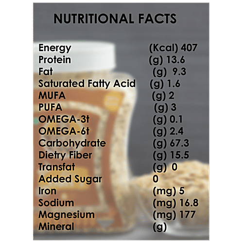 Organic Nation Rolled Oats - Natural, Promotes Weight Loss, Gluten-free, Healthy Breakfast, 600 g  