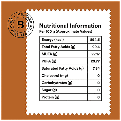 Buy Barosi Cold Pressed Mustard Oil Good For Digestion, Immunity