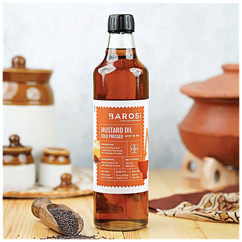 Buy Barosi Cold Pressed Mustard Oil Good For Digestion, Immunity