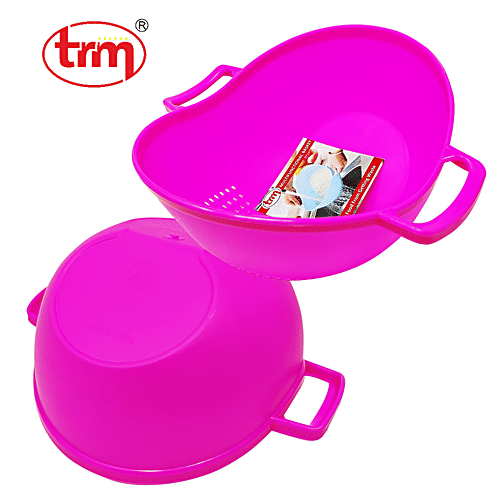 Buy Trm Vegetables Washing Basket Pink, For Multipurpose Use Online at Best Price of Rs 99