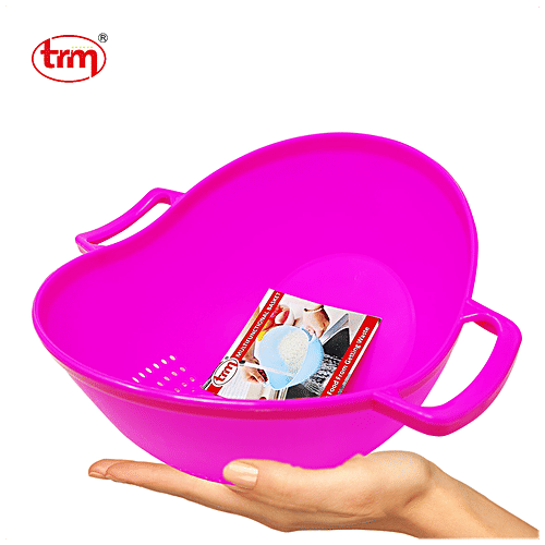Buy Trm Vegetables Washing Basket Pink, For Multipurpose Use Online