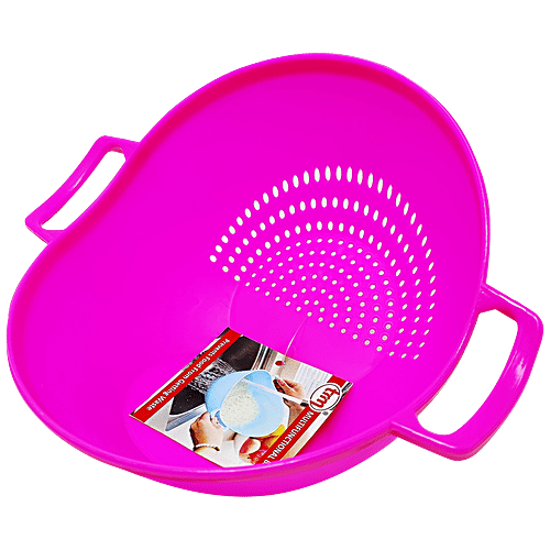 Buy Trm Vegetables Washing Basket Pink, For Multipurpose Use Online
