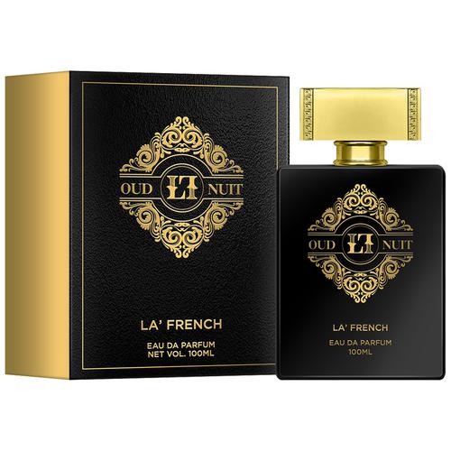 La' French Eau De Parfum -  Oud Nuit, Attractive Fragrance, 100 ml  