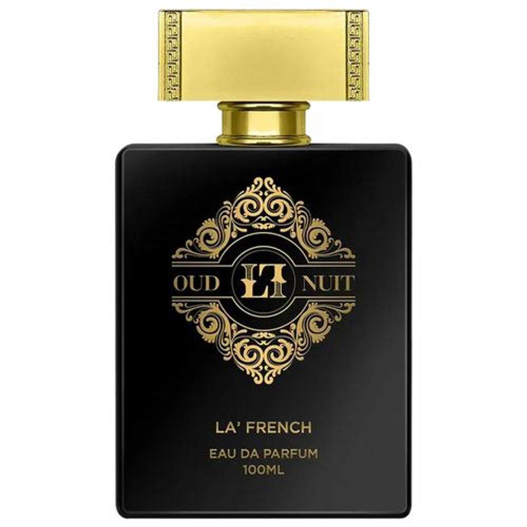 La' French Eau De Parfum -  Oud Nuit, Attractive Fragrance, 100 ml Unisex