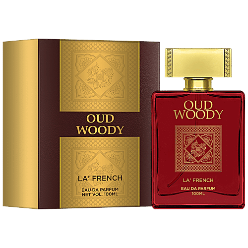 La' French Eau De Parfum - Oud Woody, Attractive Fragrance, 100 ml