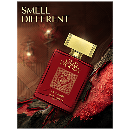 La' French Eau De Parfum - Oud Woody, Attractive Fragrance, 100 ml