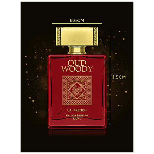 La' French Eau De Parfum - Oud Woody, Attractive Fragrance, 100 ml