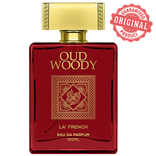 La' French Eau De Parfum - Oud Woody, Attractive Fragrance, 100 ml